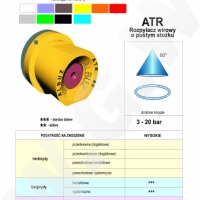 Rozpylacz ALBUZ ATR 80 rozpylacze, dysza, dysze, sadownictwo - zdjęcie 1