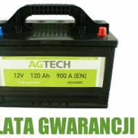 Akumulator Agtech 12 V 120 Ah  900 A  - GRANIT GERMANY - 2 Lata Gwancja - www.agroramex.pl - zdjęcie 1